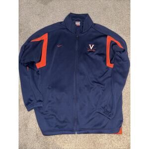 Nike University Of Virginia Cavaliers Full Zip Track Jacket XL Clean Nice!!
